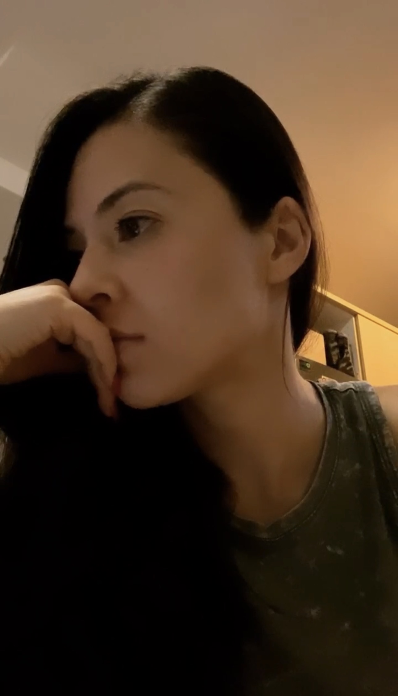 Lalla, quiet and reflective